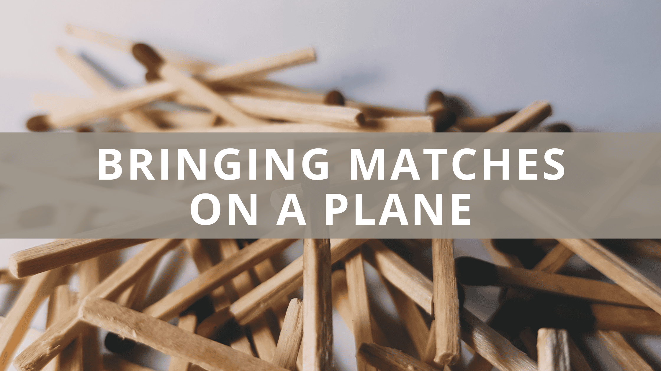 Bringing Matches on a Plane