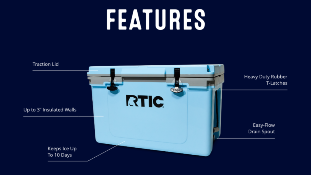 RTIC Ultra-Light Hard Cooler - Best Coolers for Road Trips