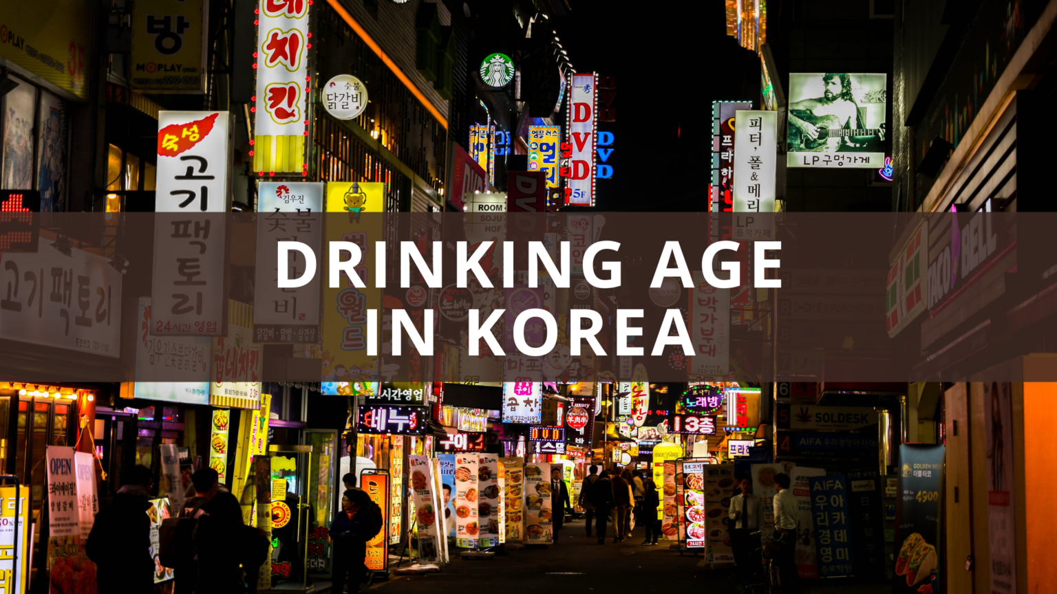 What Is the Drinking Age in Korea? Alcohol Laws Explained